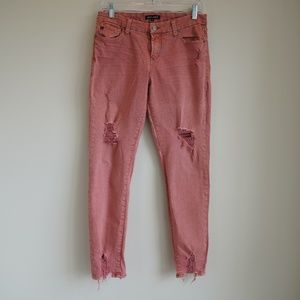 Dear John distressed skinny jeans